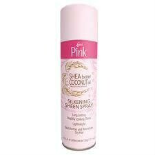 Luster's Pink Shea Butter Coconut Oil Silkening Sheen Spray: $5.99