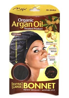 Magic Collection Argan Oil Extra Large Bonnet black: $4.99