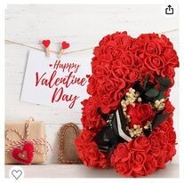 Valentine Rose Bear Bundle