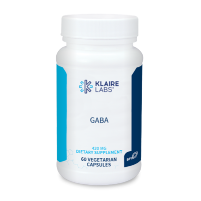 GABA 420 mg  60 CAPSULES  Klaire Labs