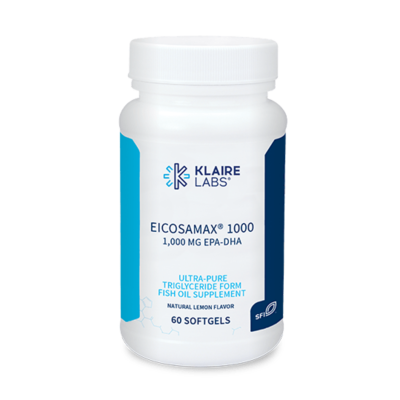 EICOSAMAX  1000 mg  60 capsules  Klaire Labs