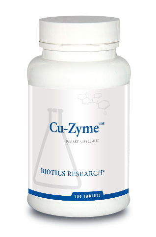 Cu-Zyme (Copper) 100 tablets  Biotics Research