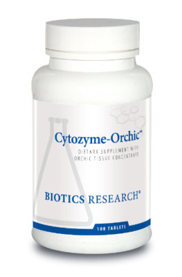 Cytozyme Orchic (Raw Orchic) 100 Tablets  Biotics Research