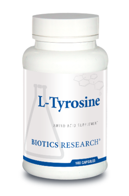 L-Tyrosine 500 mg  100 Capsules Biotics Research