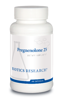 Pregnenolone 25 mg 90 capsules Biotics Research
