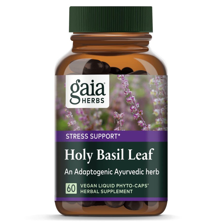 Holy Basil Leaf 60 capsules  Gaia Herbs