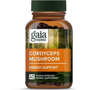 Cordyceps Mushroom  450 mg 40 capsules Gaia Herbs