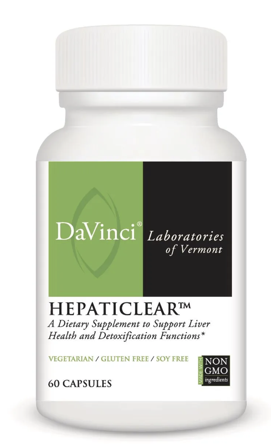 HEPATICLEAR  60 Vegetarian Capsules DaVinci Laboratories