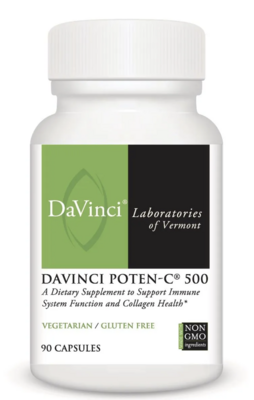 DAVINCI POTEN-C 500 mg 90 Vegetarian Tablets DaVinci Laboratories
