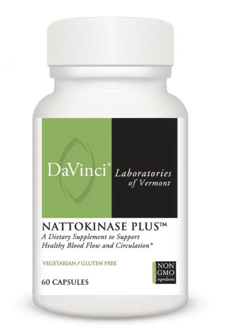 NATTOKINASE PLUS 60 vegetarian capsules DaVinci Laboratories