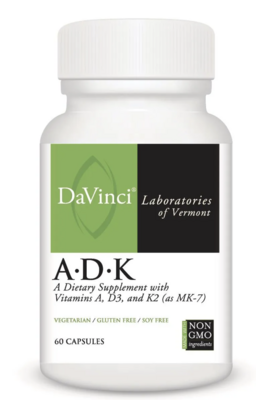 A.D.K  90 capsules DaVinci Laboratories