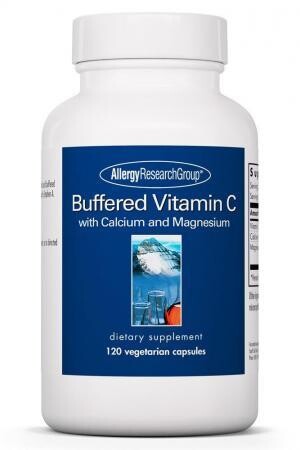 Buffered Vitamin C 120 Vegetarian Capsules Allergy Research Group