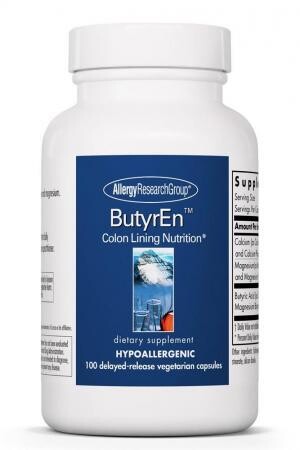 ButyrEn 100 Delayed-Release  Vegetarian Capsules Allergy Research Group