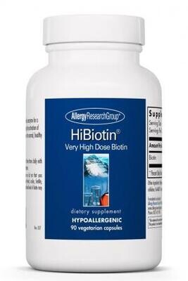 HiBiotin 100 mg 90 Vegetarian Capsules Allergy Research Group