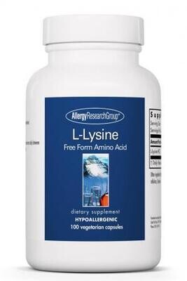 L-Lysine 500 Mg 100 Vegetarian Caps Allergy research Group