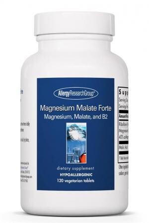 Magnesium Malate Forte 120 Vegetarian Tablets Allergy Research Group