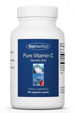 Pure Vitamin C 100 Vegetarian Capsules  Allergy Research Group