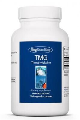 TMG (Trimethylglycine) 750 mg 100 Vegetarian Capsules Allergy Research Group