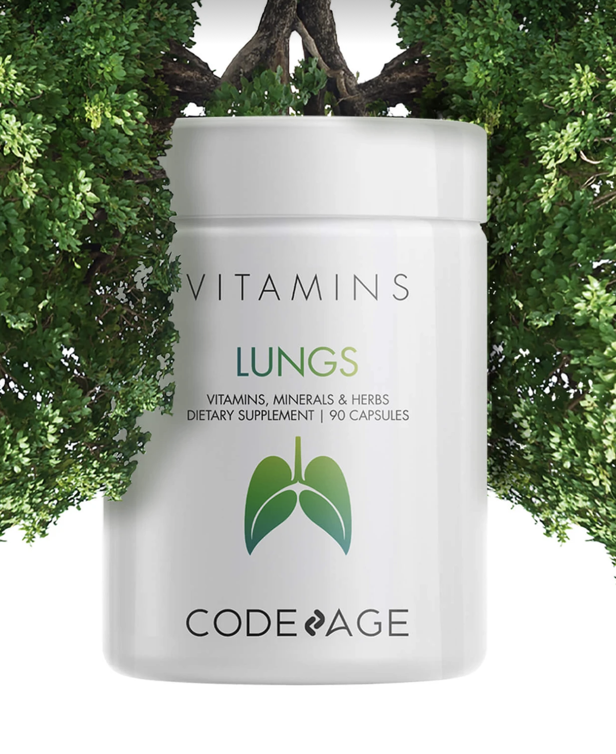 Lungs Vitamins 90 capsules CodeAge