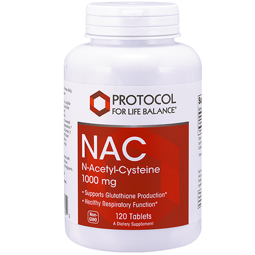 NAC 1000 mg 120 tabs  Protocol For Life Balance