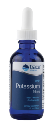Ionic Potassium 99 mg  59 ml Trace Minerals Research