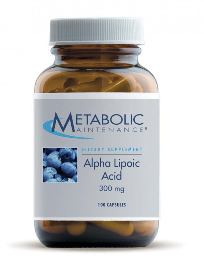 Alpha Lipoic Acid 300mg 100 Capsules Metabolic Maintenance