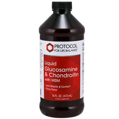 Glucosamine & Chondroitin with MSM 473 ml Protocol For Life Balance