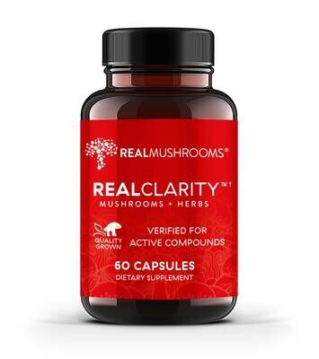 RealClarity  60 Capsules Real Mushrooms