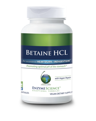 Betaine HCl 120 vegcaps Enzyme Science