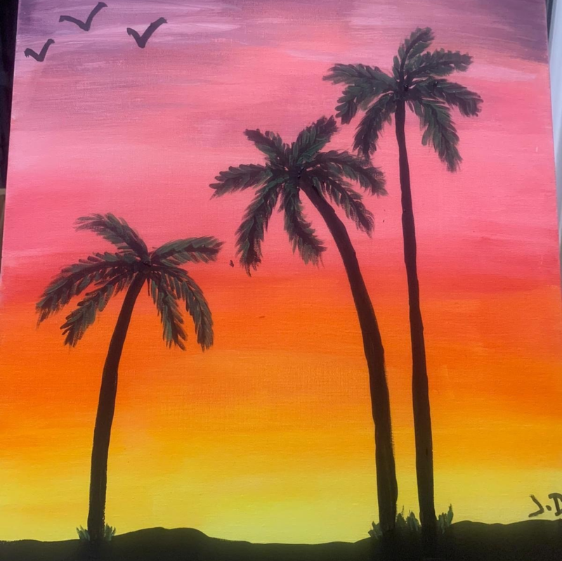 **Fully Booked**

Paint 
"Sunset Palms"
When - Sat 14th March 6.30 - 9.30pm
Where - Cradley Heath
**BYO Event**