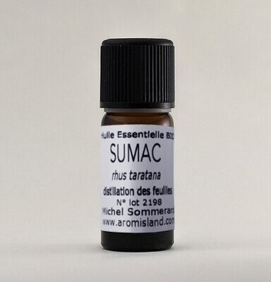 SUMAC BIO (ISSA autre nom malgache) huile essentielle de rhus taratana