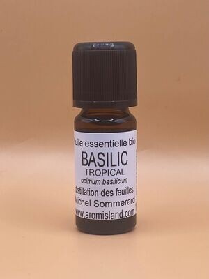 BASILIC TROPICAL à Méthyl Ether Chavicol BIO ( 10ml) Huile essentielle de ocimum basilicum