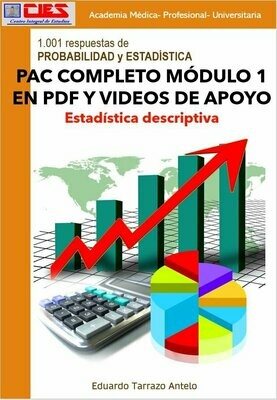 PAC DEL MÓDULO 1 EN PDF + VIÍEOS DE APOYO PARA ESTADSTICA DESCRIPTIVA