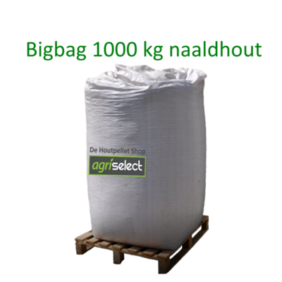 Agriselect Virgin Naaldhout big bag (thuisbezorgd) 1000 KG