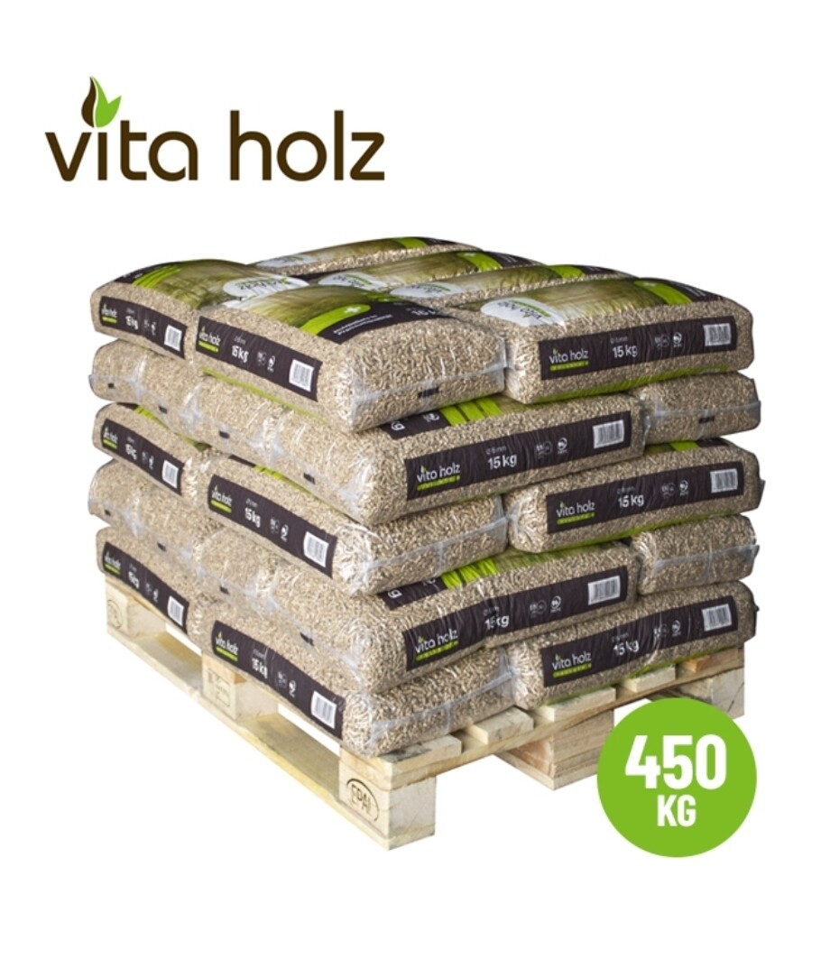 Vita Holz Pallet (afhalen) 30 x 15 KG