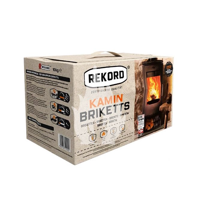Bruinkoolbriketten Rekord Kamin (10kg)