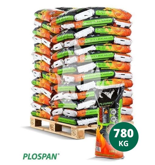 Plospan houtpellets mix-bruin (78x10kg) Plospan houtpellets mix-bruin (78x10kg)