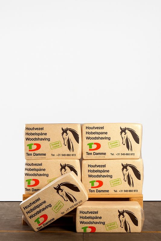 Ten Damme houtvezel XL halve pallet 27 x 20kg