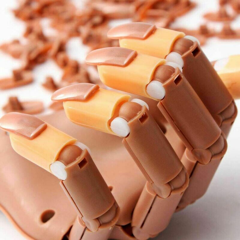Professional Flexible Nail Manicure Training Practice hand