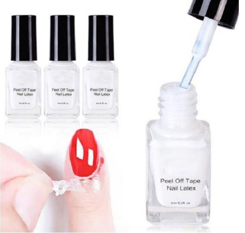 Liquid Latex Peel Off Nail Tape