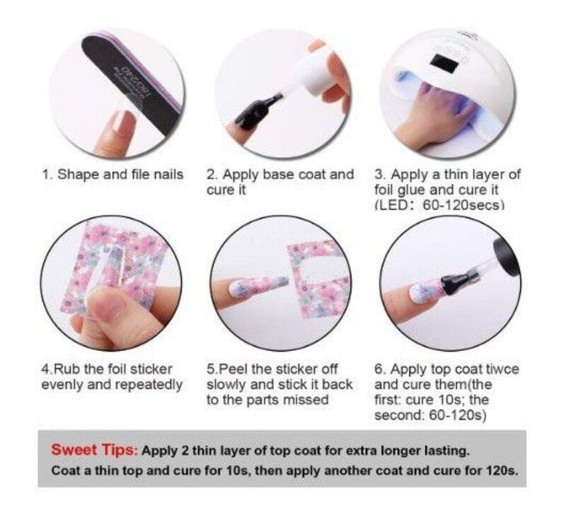 Wendy UV/LED Nail Transfer Foil Glue