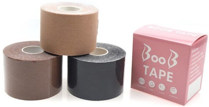 Boob Tape - Each, Colour: Black