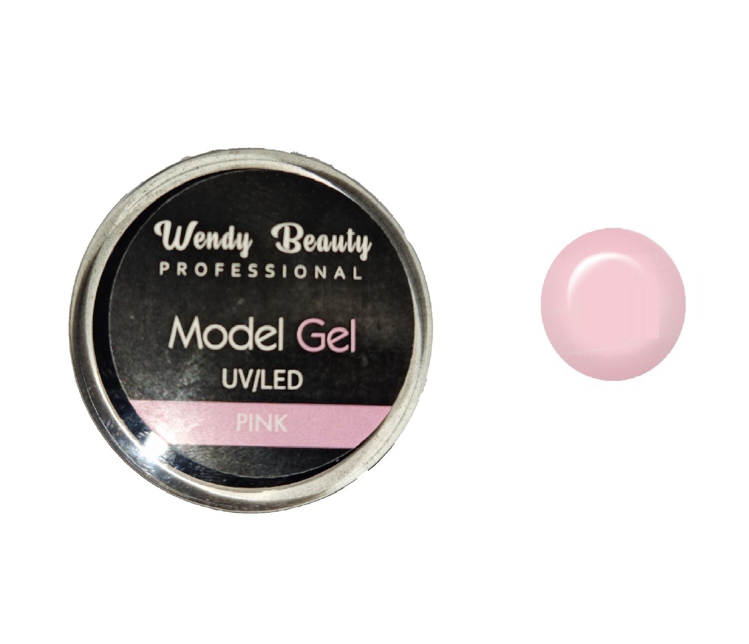 WB Model Gel UV Builder Gel, Colour: Pink