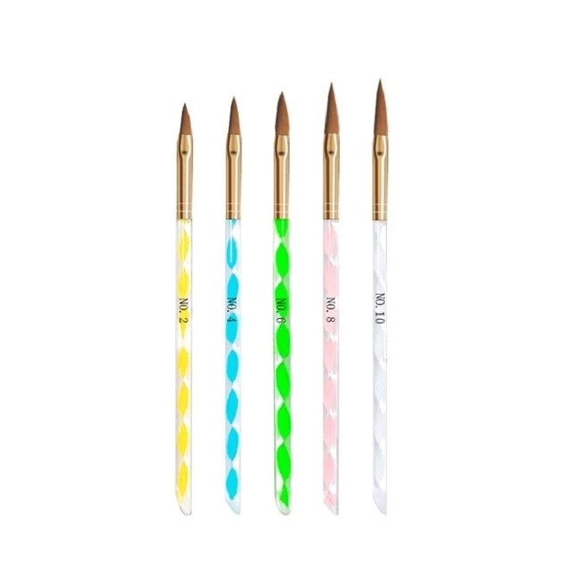 5 Piece Acrylic Nails Brush Set