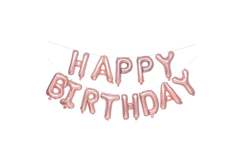 13 Piece Happy Birthday Balloons