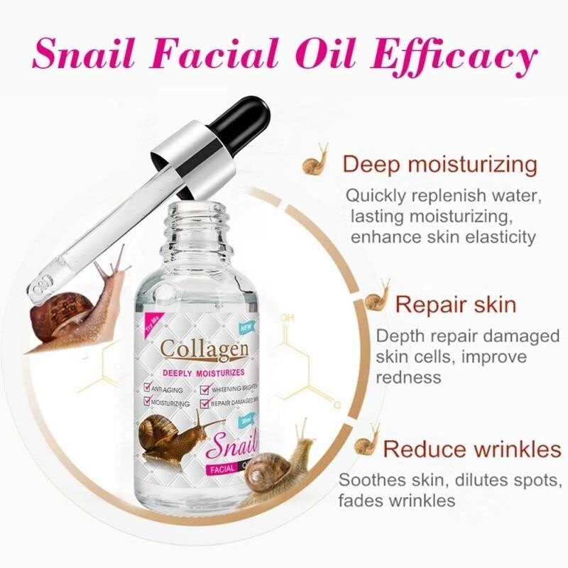 Collagen Snail Moisturizing Facial Oil