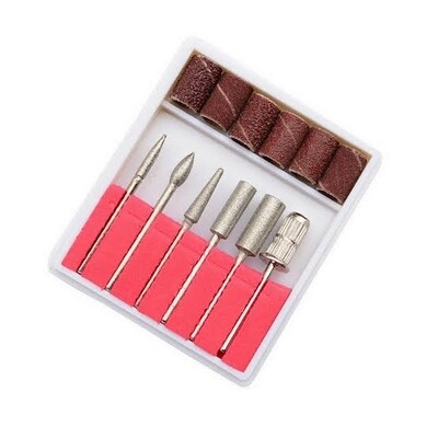 Electric Nail File Drill Bits with Sanding Bands