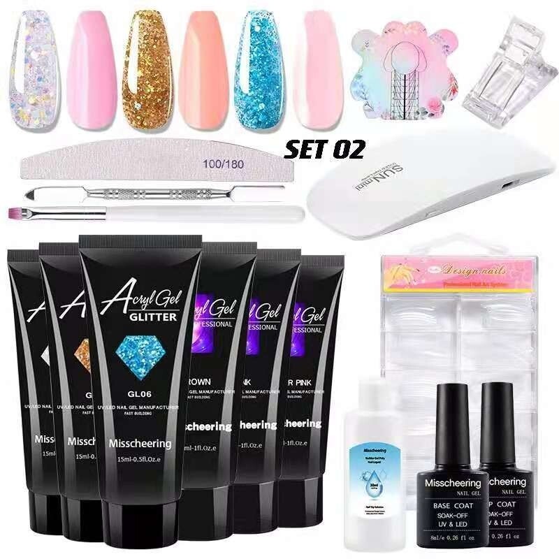 Acrylgel Complete Polygel Kit Set 2