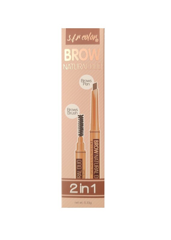 2-in-1 Eyebrow Pencil and Brush