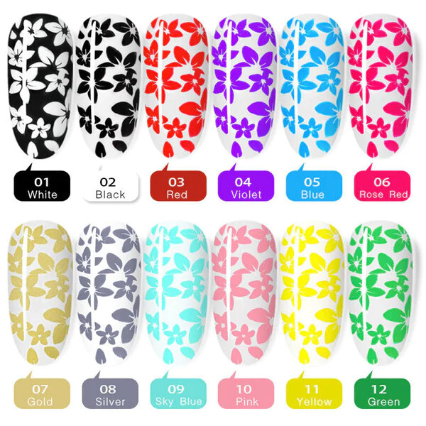 Stamping Nail Polish, Colour: Silver